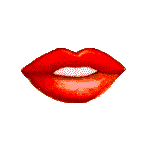 Gif animé bouche ouverte